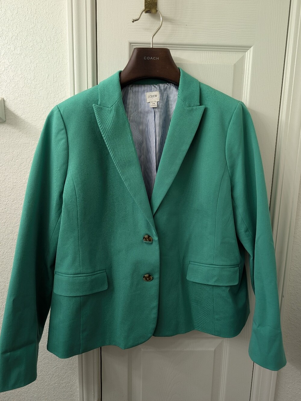 J. Crew Women's Emerald Green Tailored Blazer